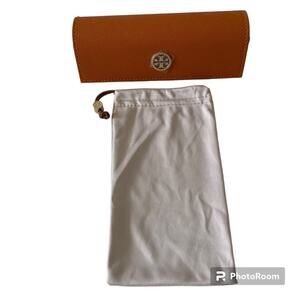 NEW Tory Burch Sunglass Eyeglass Case & Dust Cover Designer
